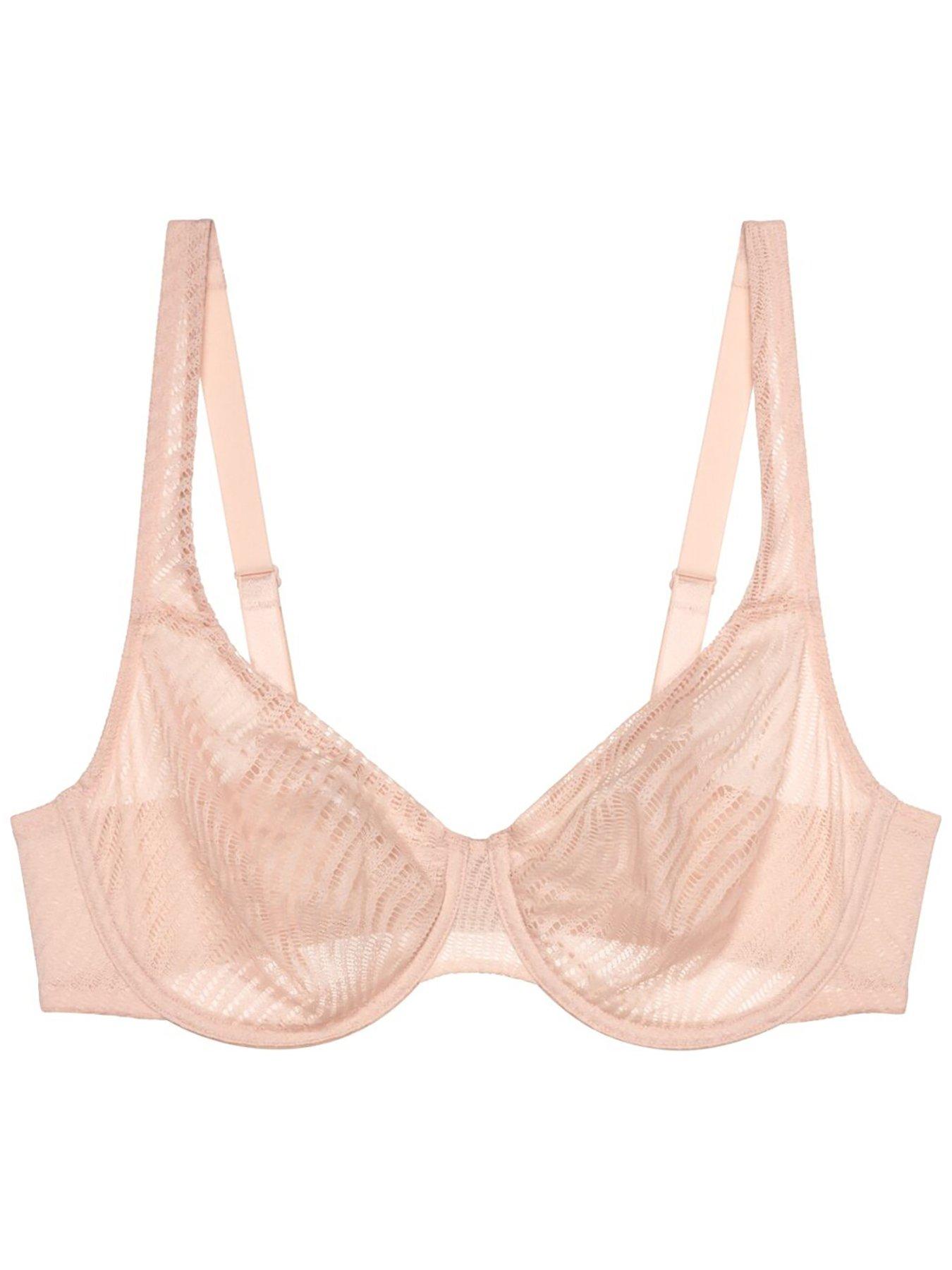  image of triumph-harmony-minimiser-spotlight-underwired-bra-pink