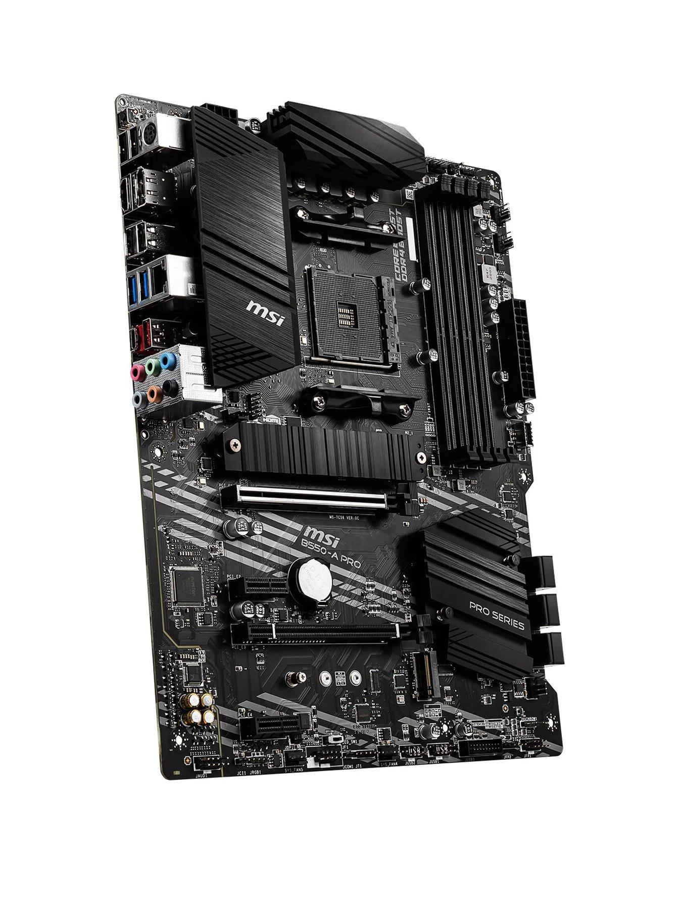 Image 3 of 4 of MSI Pro B550 AMD PC Gaming Motherboard