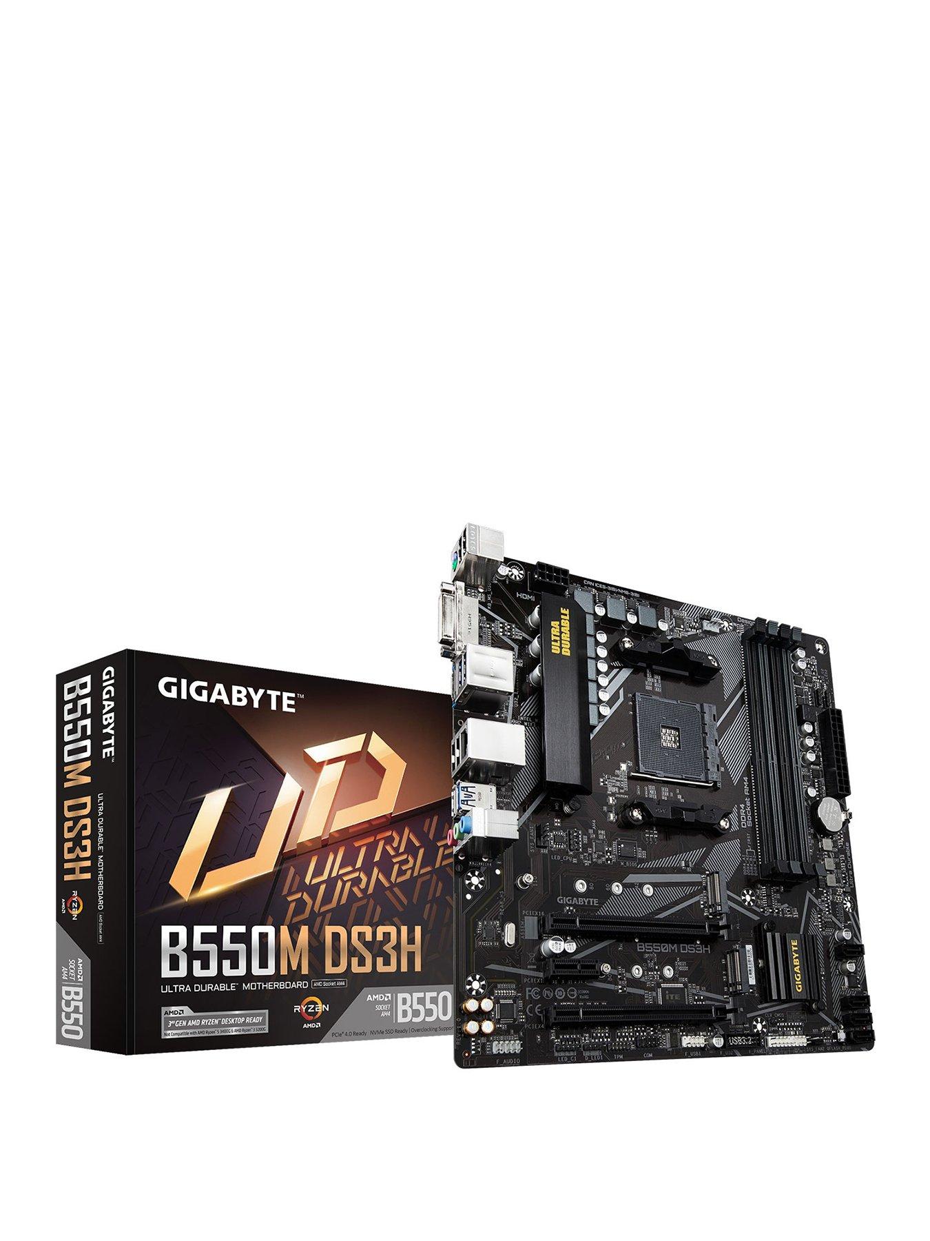 Image 1 of 4 of GIGABYTE AM4 B550M AMD PC Gaming Motherboard