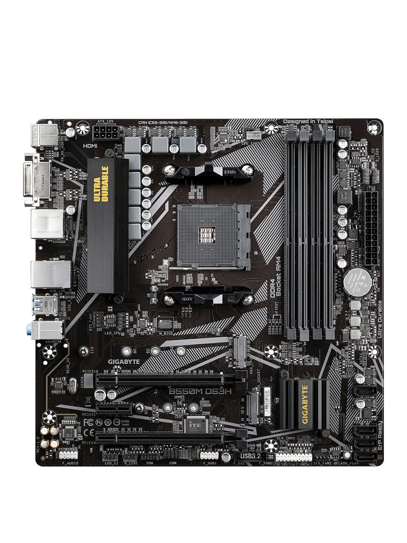 Image 2 of 4 of GIGABYTE AM4 B550M AMD PC Gaming Motherboard