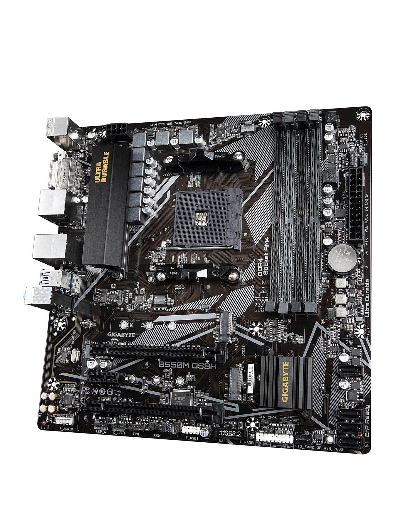 Image 3 of 4 of GIGABYTE AM4 B550M AMD PC Gaming Motherboard
