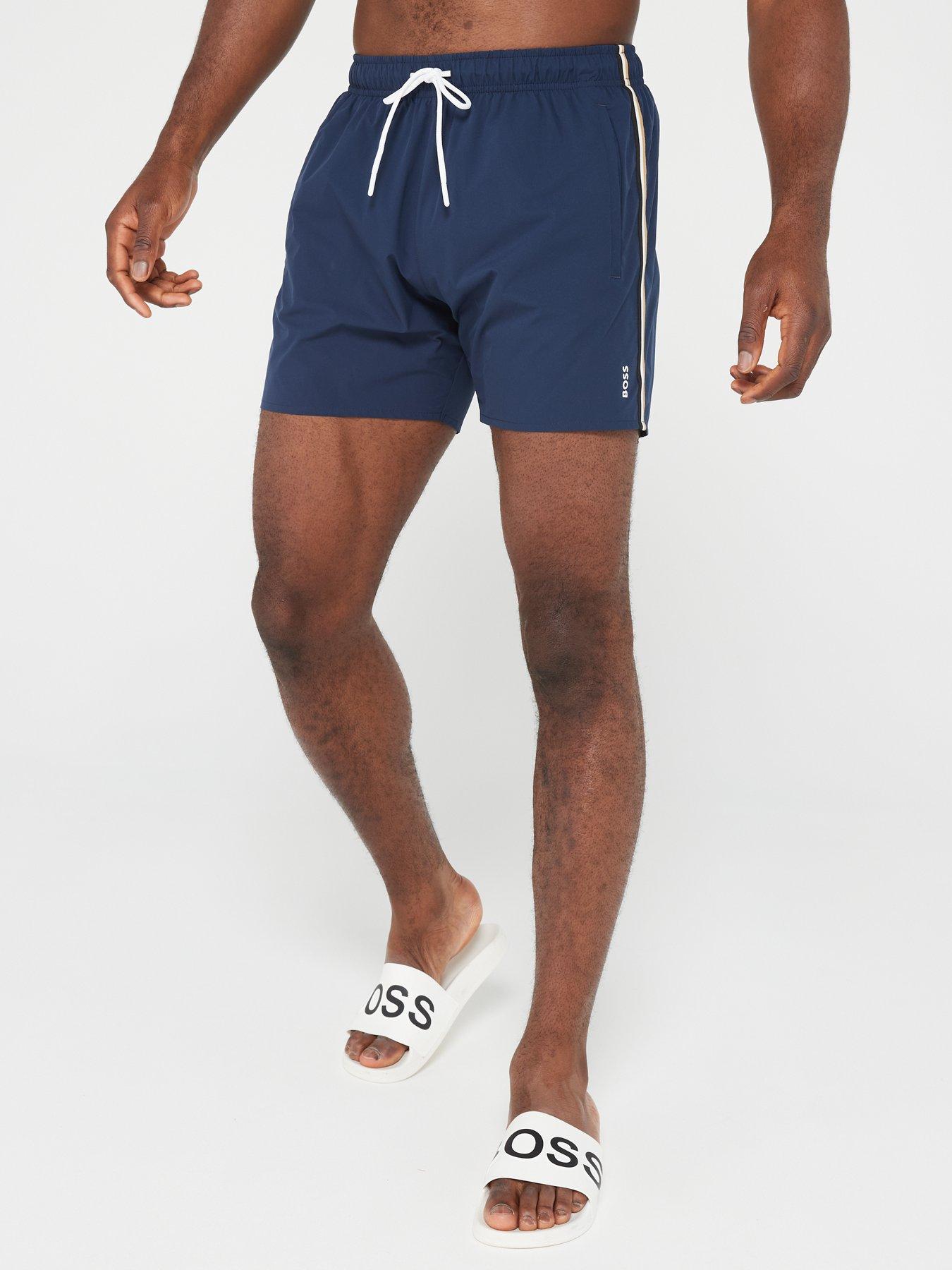  image of boss-iconic-swim-shorts-navy