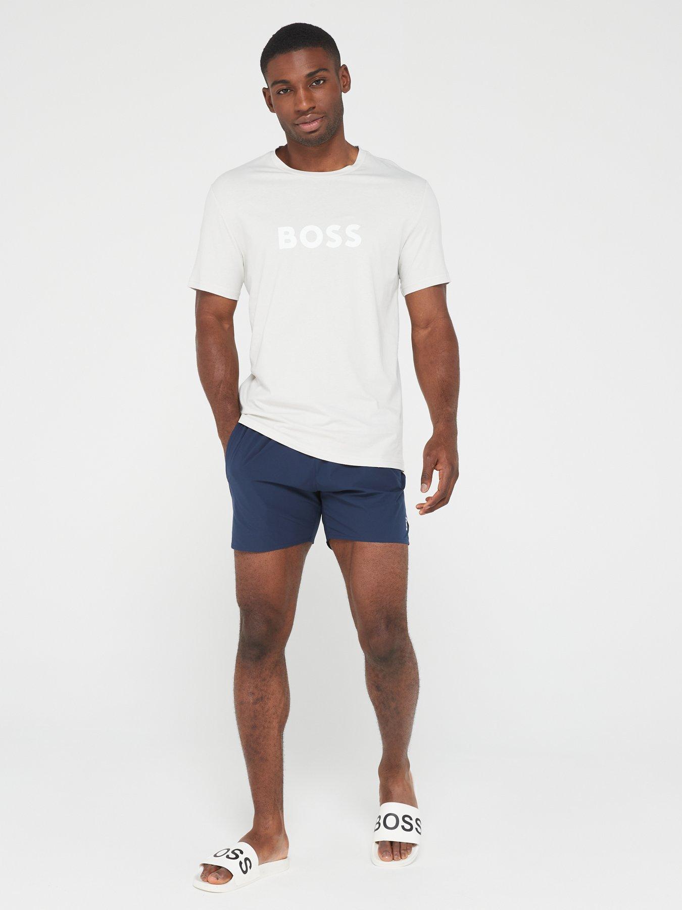  image of boss-iconic-swim-shorts-navy