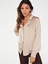  image of v-by-very-long-sleeve-satin-shirt-neutral