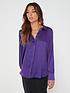  image of v-by-very-long-sleeve-satin-shirt-purple