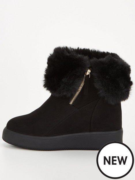 v-by-very-faux-fur-lined-wedge-trainer-boot