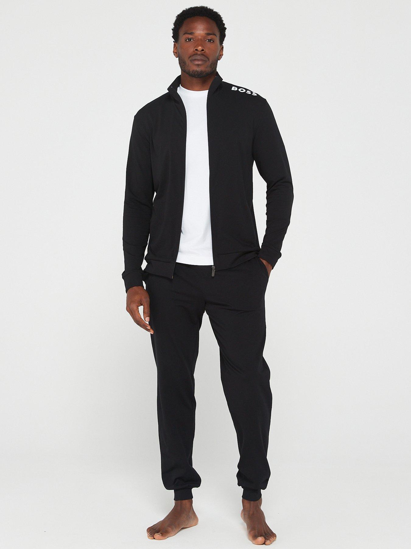 Boss bodywear cheap lounge tracksuit black