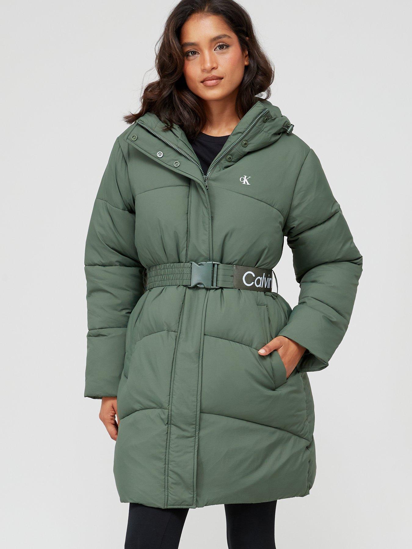 Calvin klein 2024 long puffer jacket