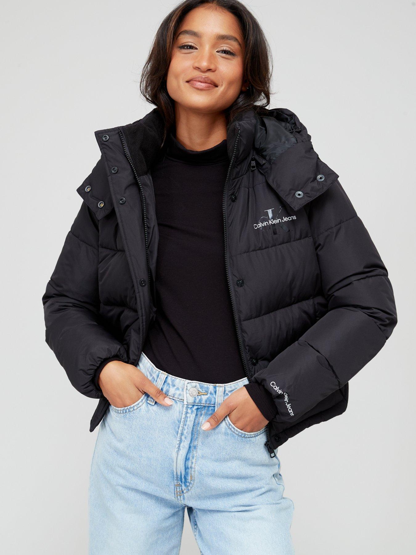 Calvin klein shop short puffer coat