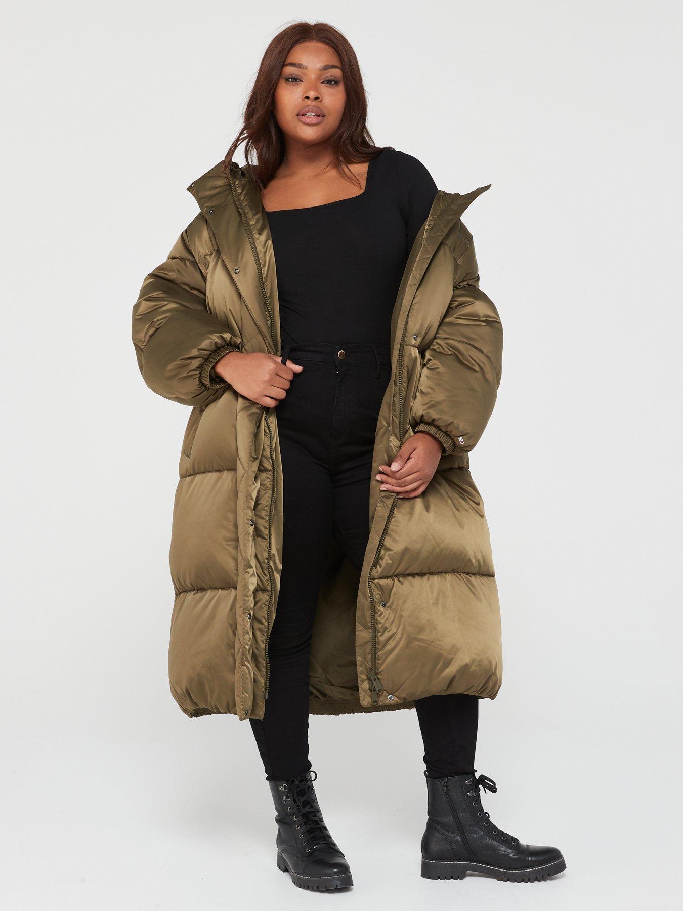 Olive on sale padded coat