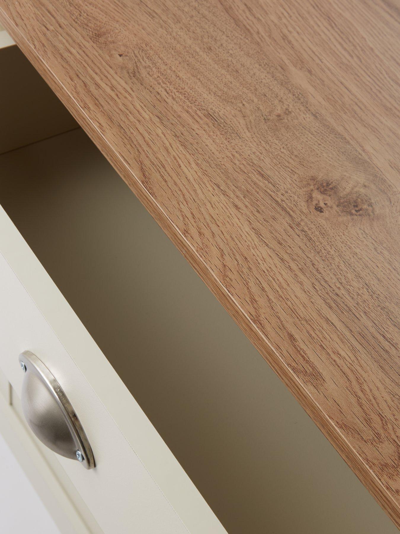Image 5 of 6 of Very Home Crawford Large Sideboard - Ivory/Oak