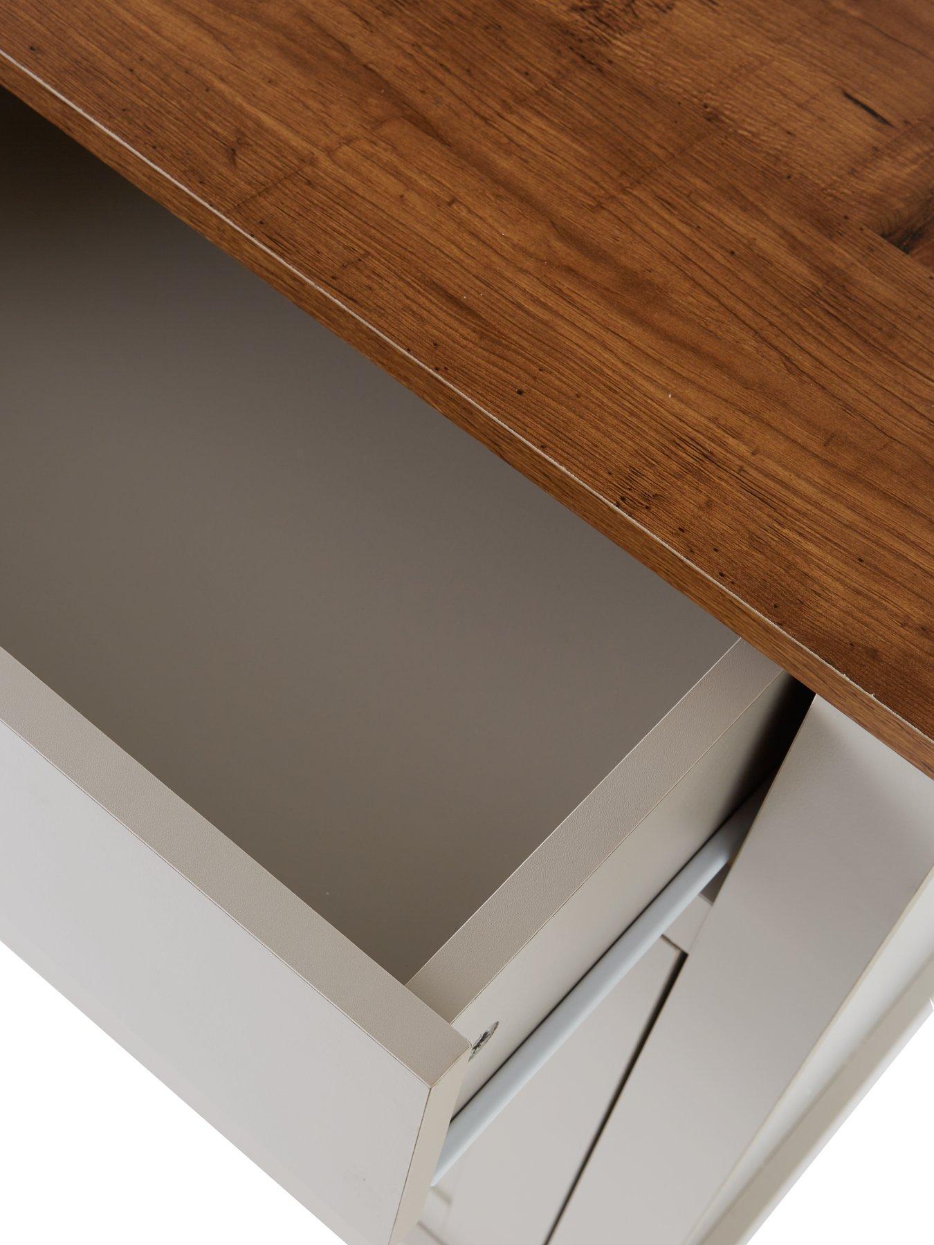 Image 4 of 6 of Very Home Crawford Large Sideboard - Grey/Dark Oak