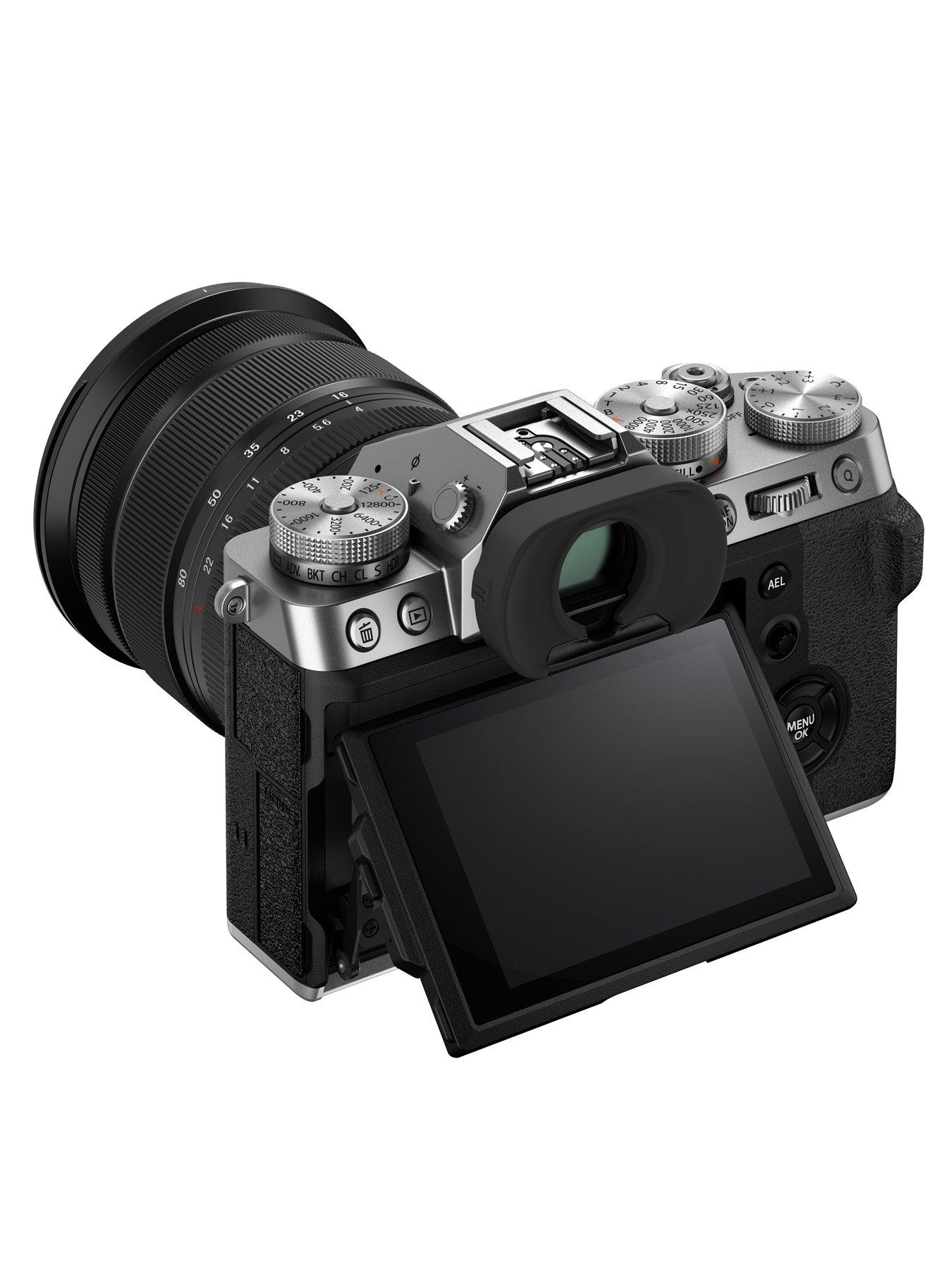  image of fujifilm-x-t5-mirrorless-digital-camera-withnbspxf16-80mm-f4-r-ois-wr-lens-kit-silver