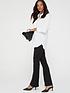  image of everyday-high-waisted-kick-flare-trouser-black