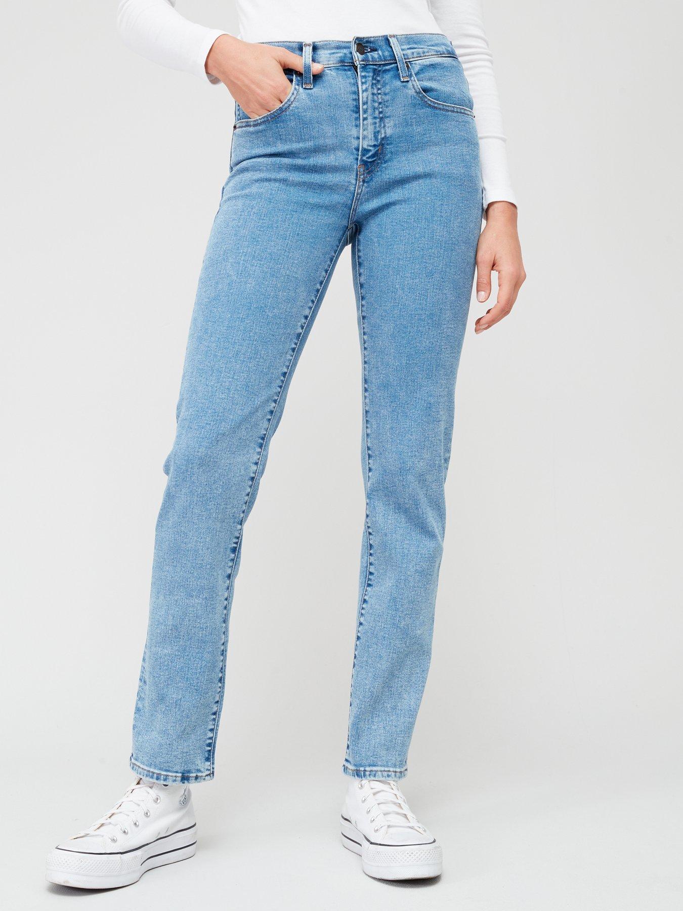 Levi's 724™ High Rise Straight Leg Jean Cool Bright In Blue