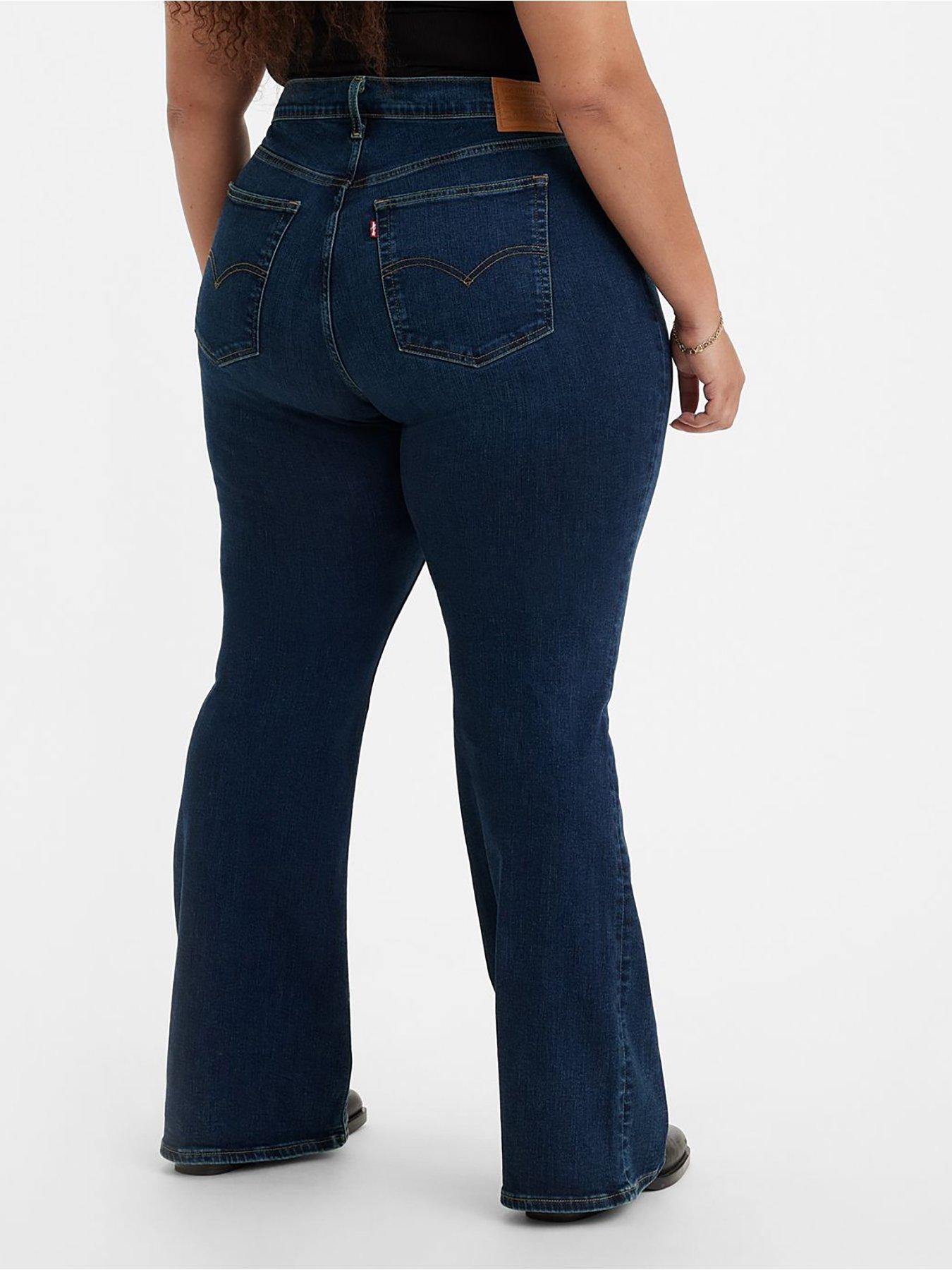 Image 2 of 5 of Levi's Plus 726&trade; Plus High Rise Flare Jeans - Blue Swell