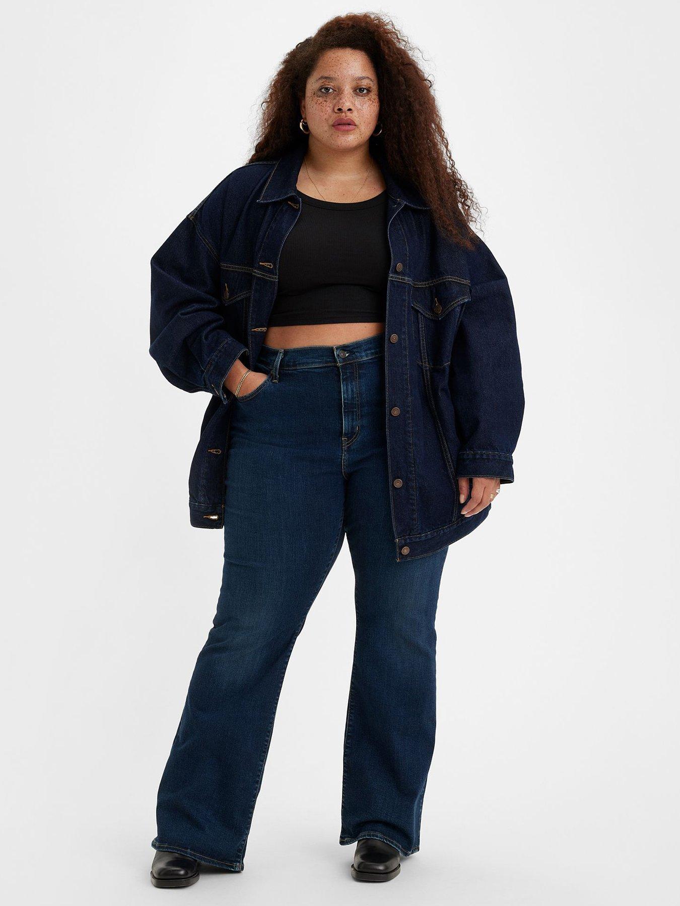 Image 3 of 5 of Levi's Plus 726&trade; Plus High Rise Flare Jeans - Blue Swell