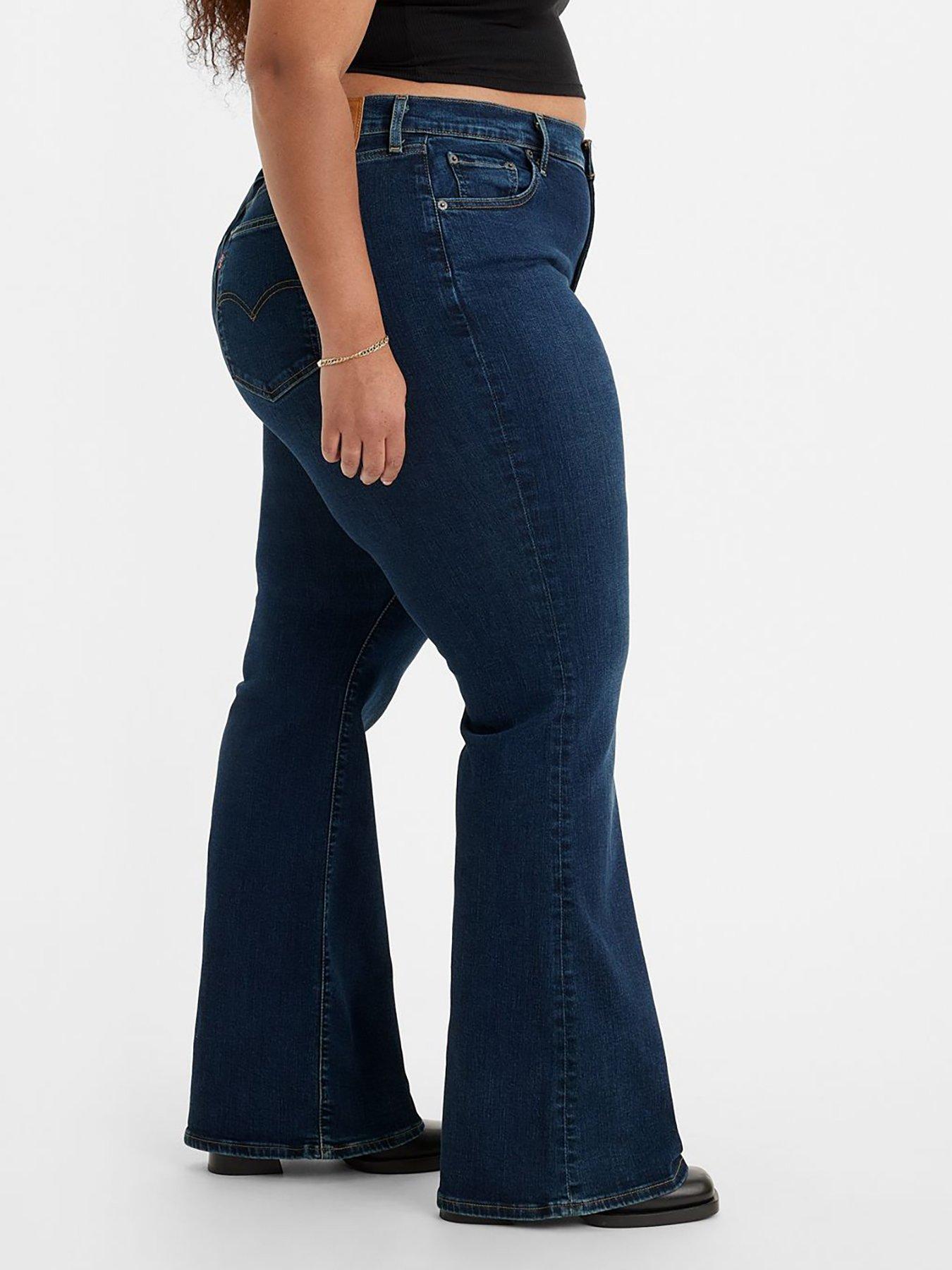 Image 4 of 5 of Levi's Plus 726&trade; Plus High Rise Flare Jeans - Blue Swell