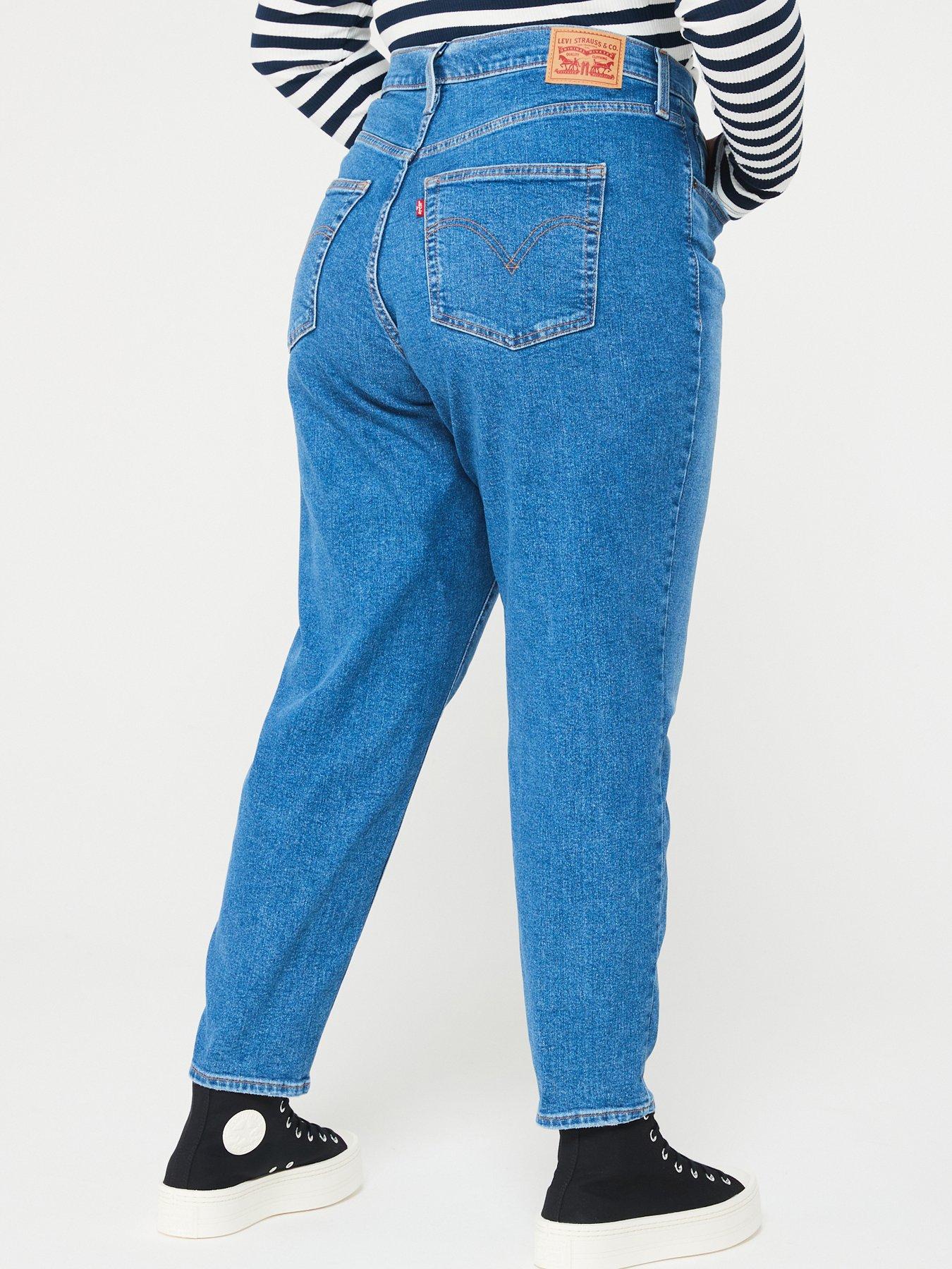 Levi's High-Waisted Mom Jeans In Indigo