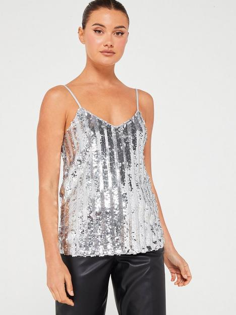 v-by-very-sequin-jersey-cami-silver