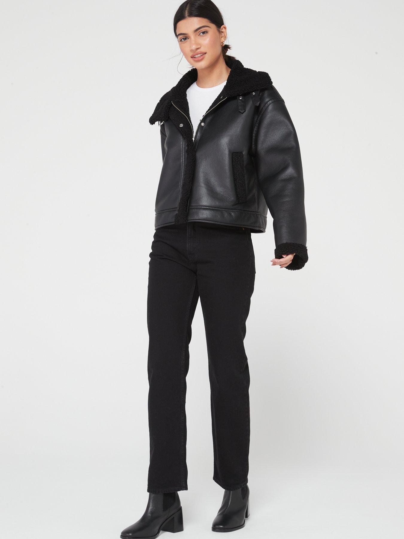 Short borg outlet jacket