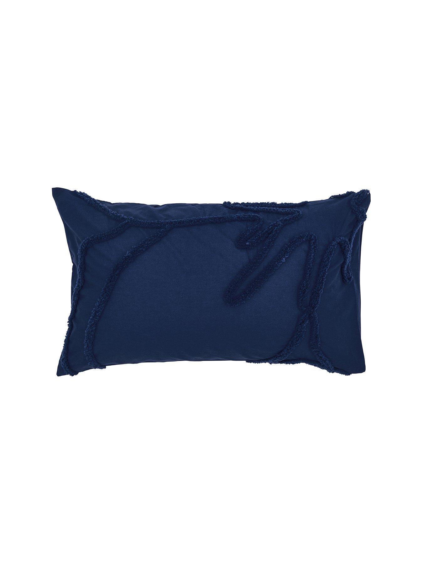 ted-baker-magnolia-tufted-100-cotton-percale-180-thread-count-pillowcase-navy