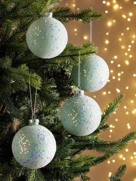 festive-set-of-4-glass-green-christmas-tree-baubles