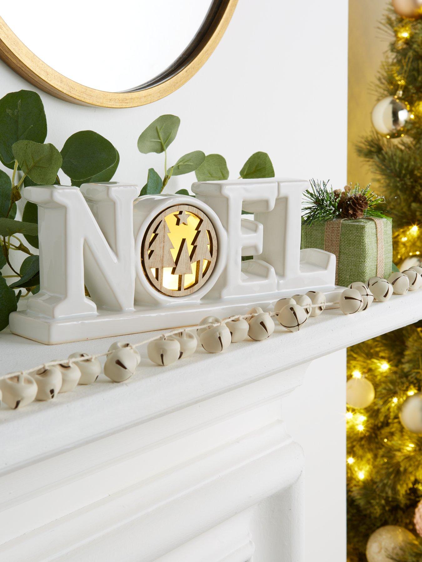 Image 1 of 5 of Festive Noel Lit Room Sign Christmas Decoration