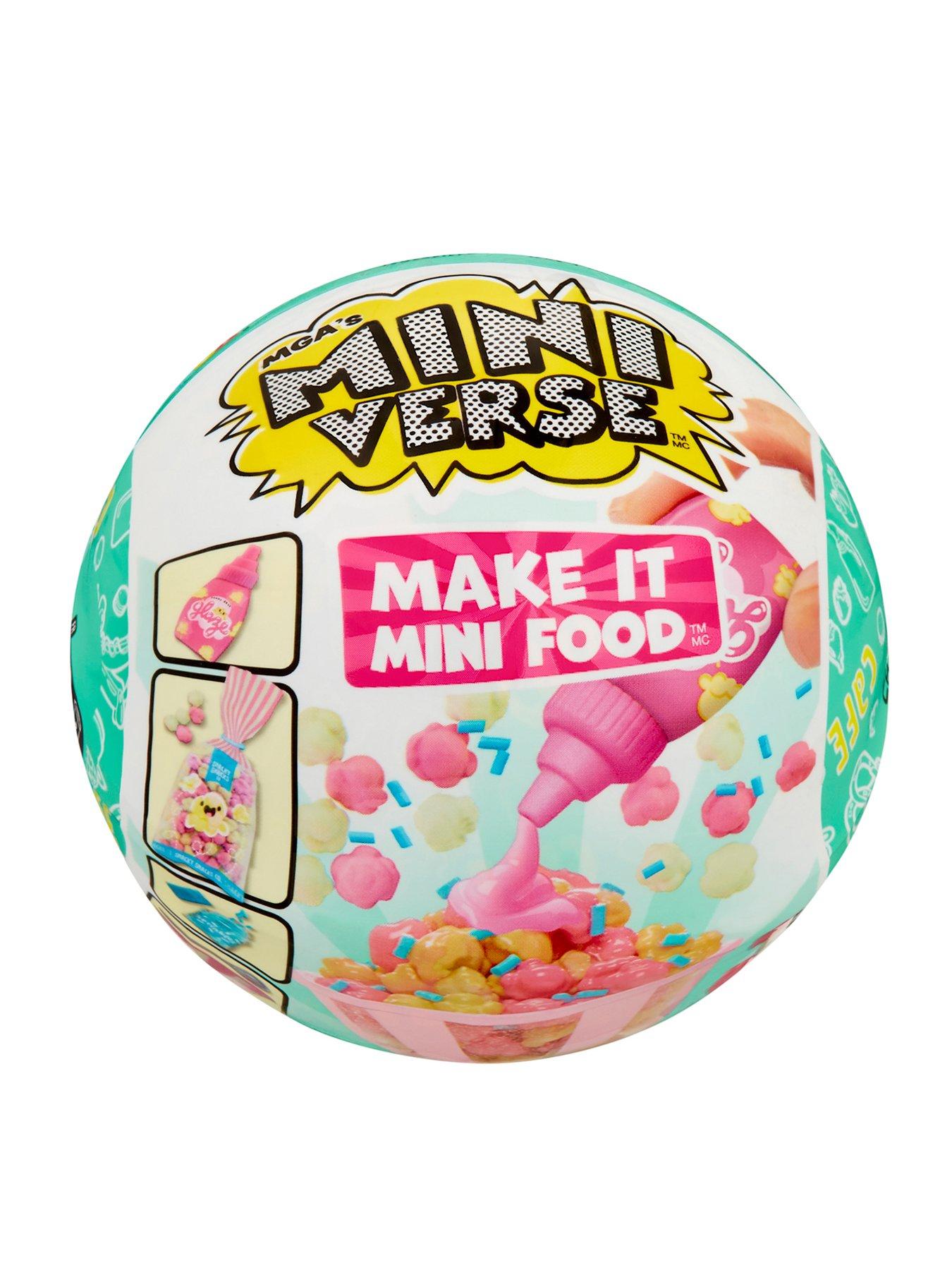 MGA's Miniverse Make It Mini Food Cafe Series 1 Minis - Complete Collection  (Pack of 24), Blind Packaging, DIY, Resin Play, Collect