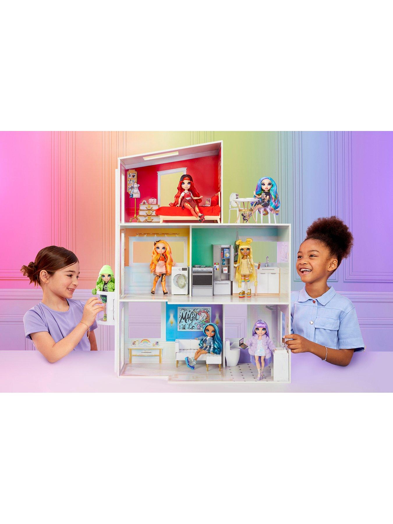 rainbow-high-3-story-wooden-townhouse-doll-house-set