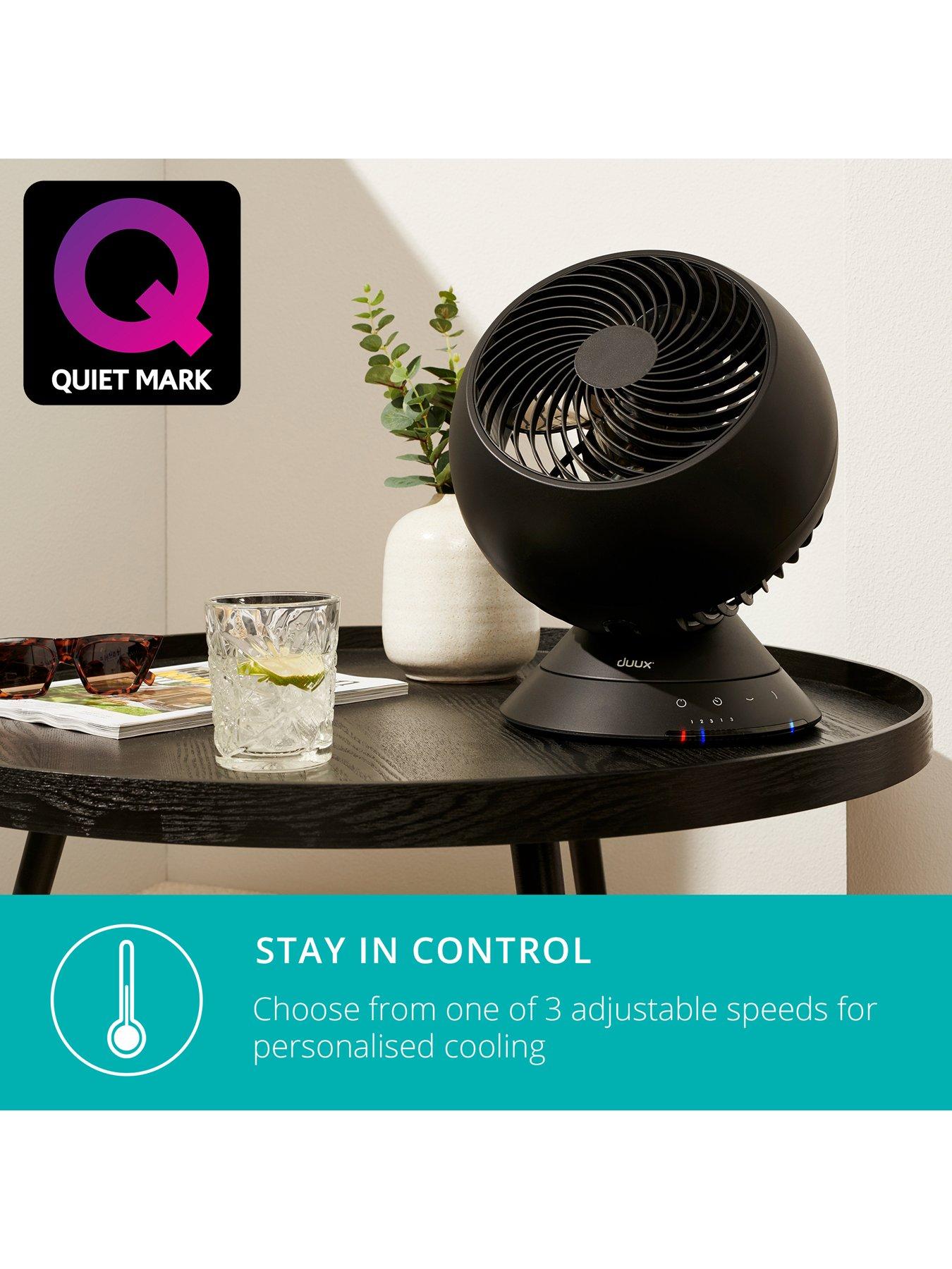 Duux Globe Table Fan - Black