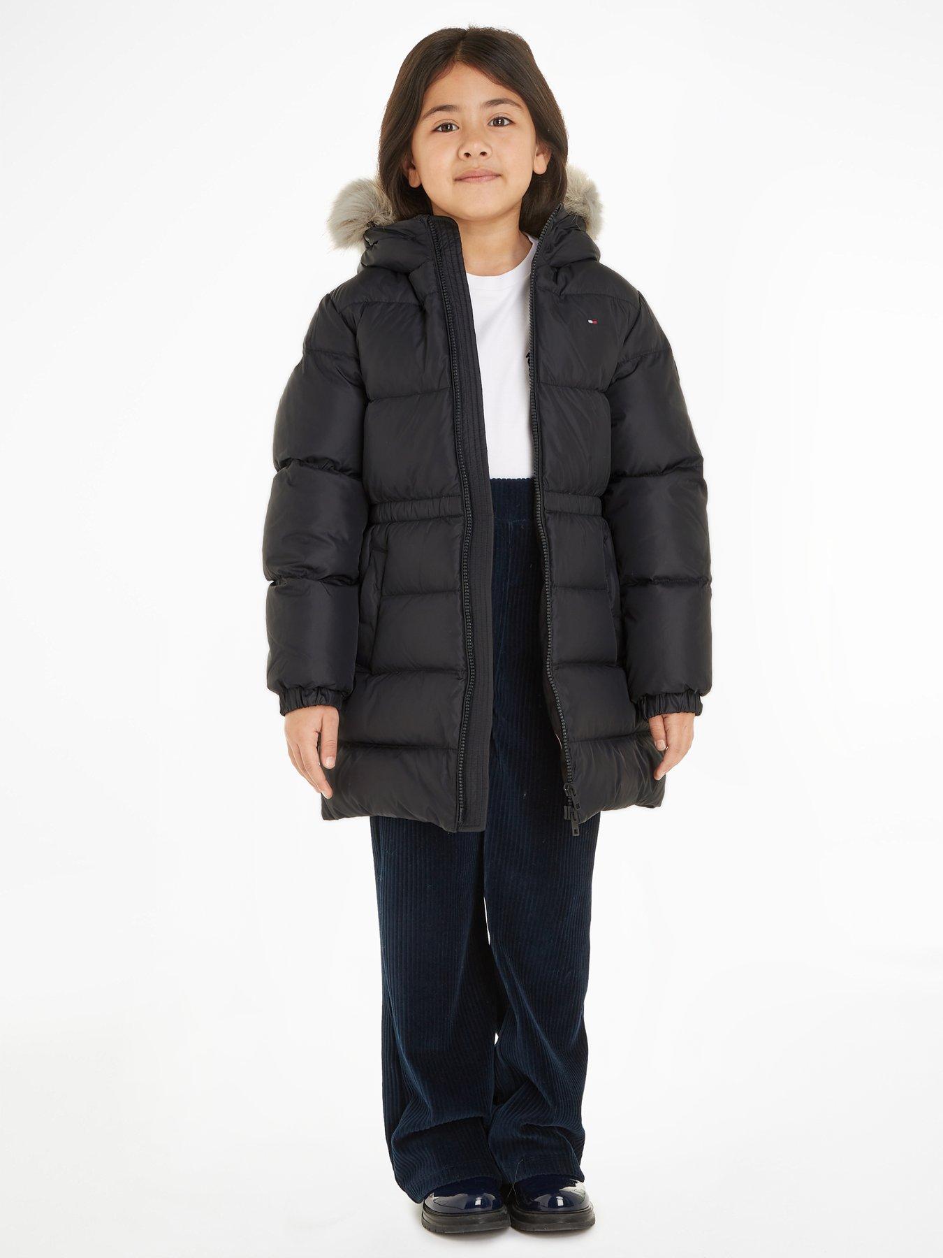 Tommy hilfiger girls hot sale puffer jacket