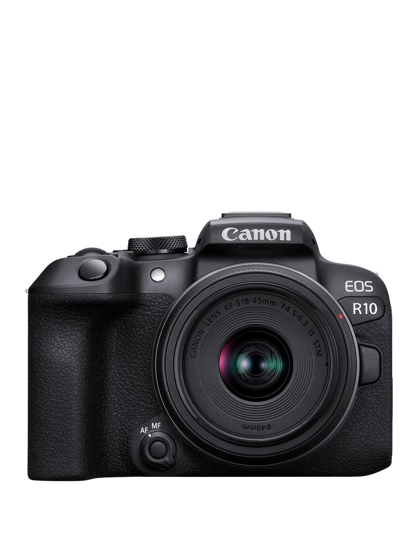 Canon EOS R100 Mirrorless Camera with 18-45mm Lens Bundled with 64GB M