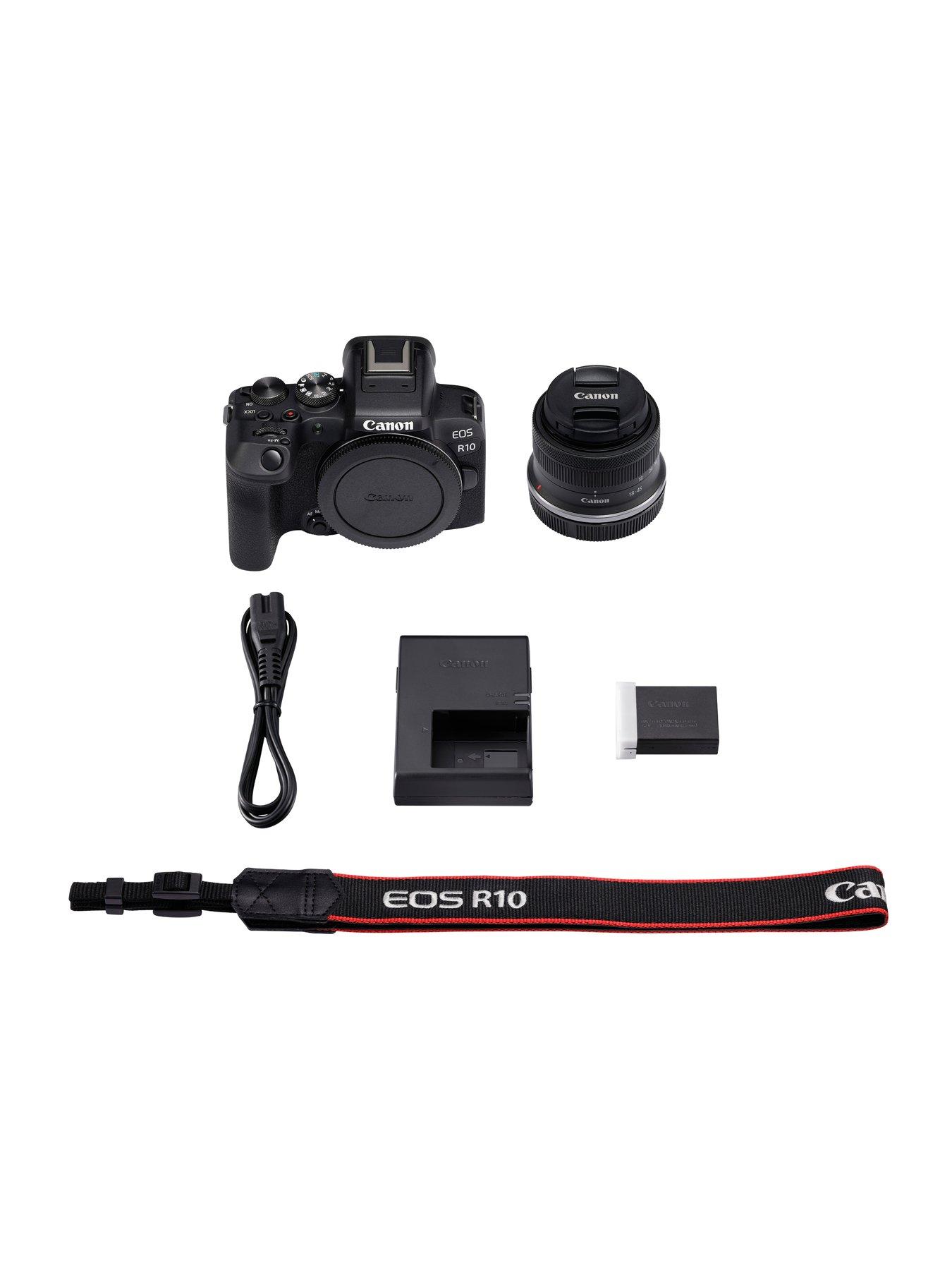  image of canon-eos-r10-aps-c-mirrorless-camera-withnbsprf-s-18-45mm-lens-kit