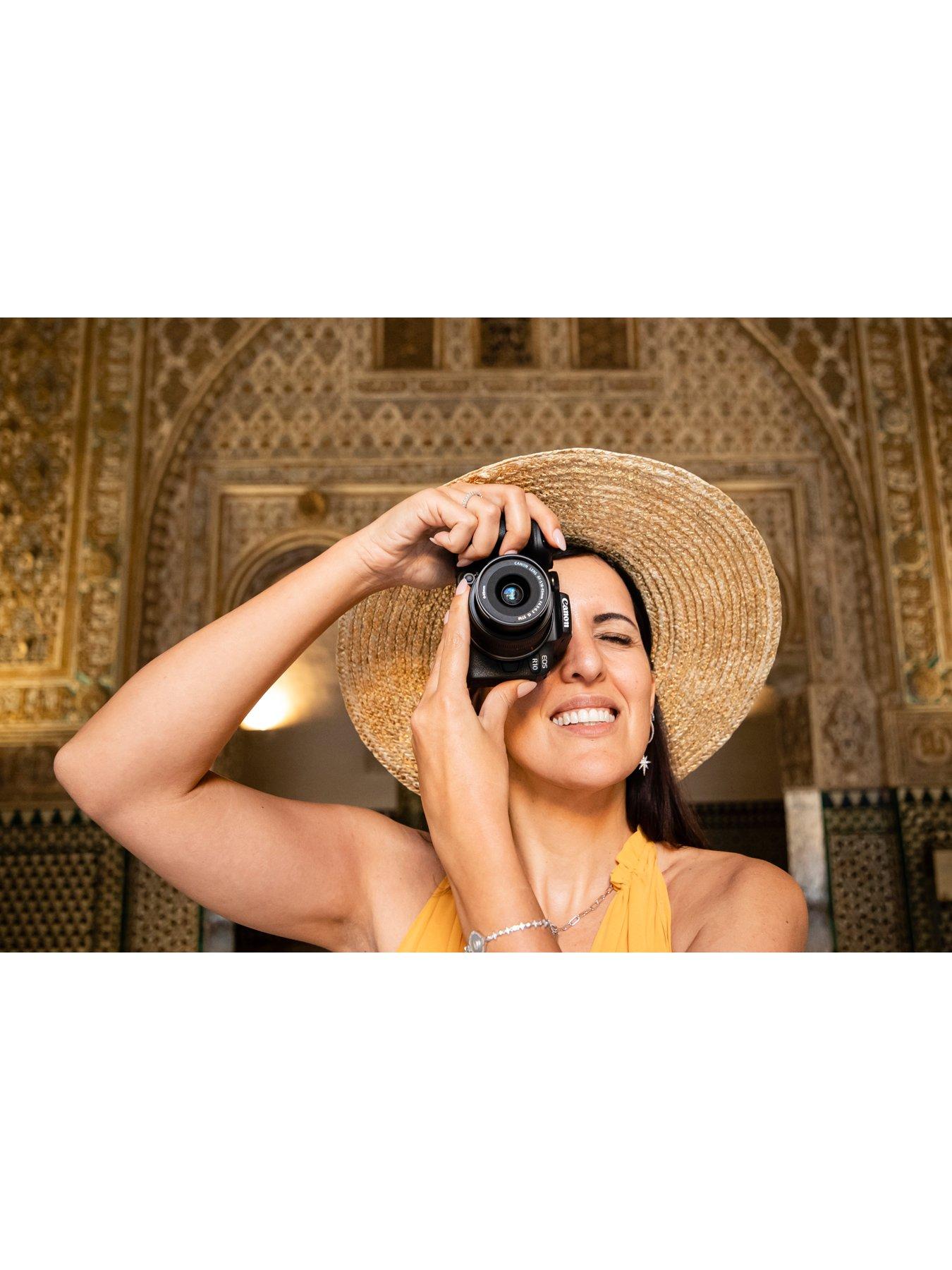  image of canon-eos-r10-aps-c-mirrorless-camera-withnbsprf-s-18-45mm-lens-kit