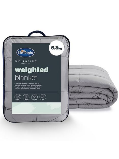 silentnight-wellbeing-adult-68kg-weighted-blanket-grey