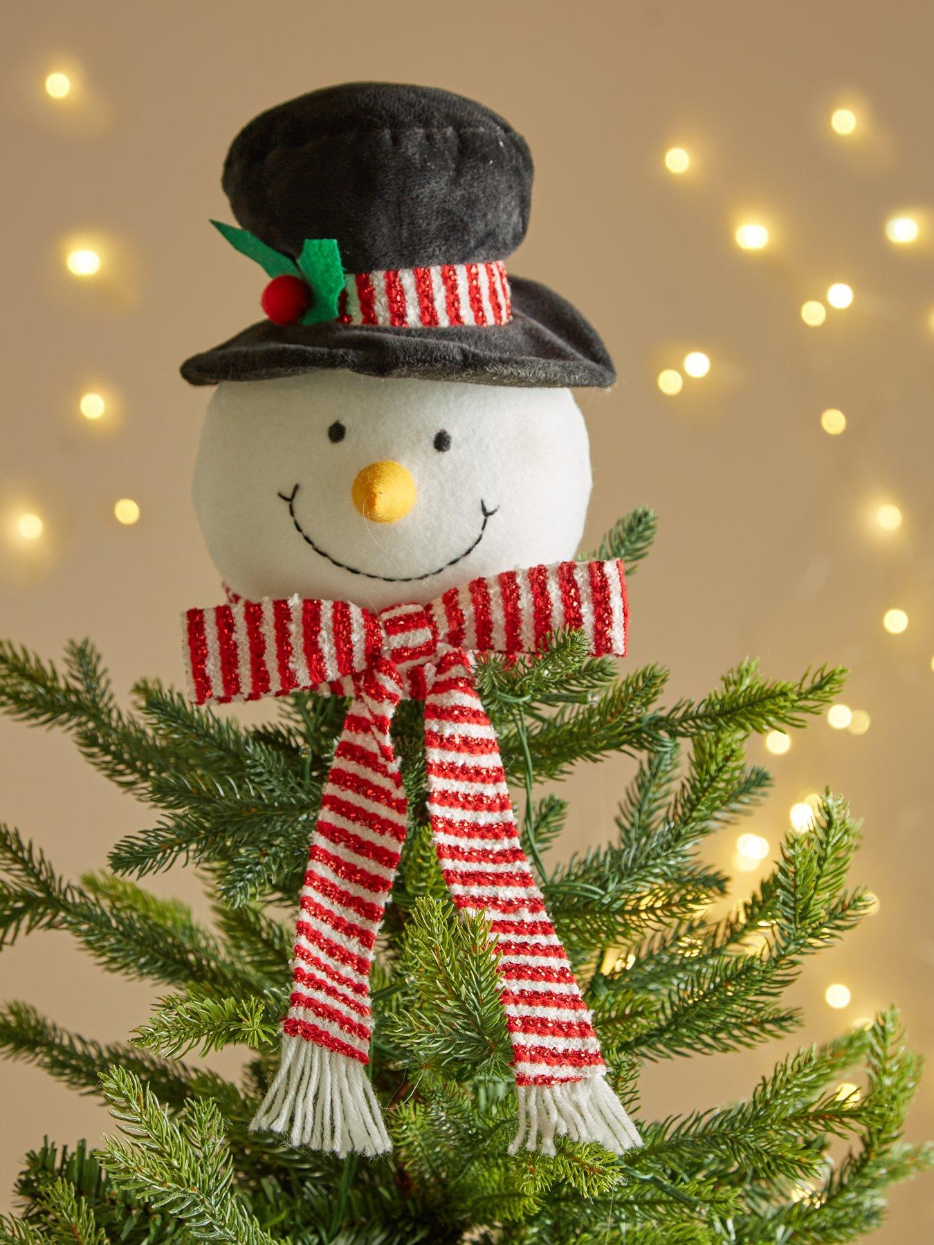 Very Home Snowman Christmas Tree Topper | littlewoods.com