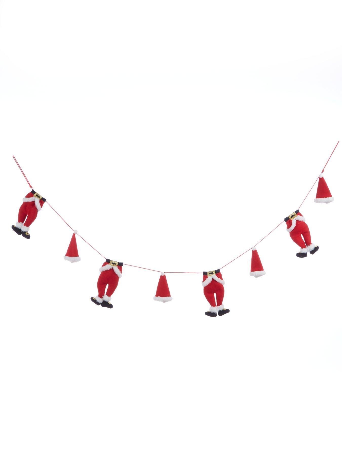 Very Home Santa's Washing Line Christmas Garland | littlewoods.com