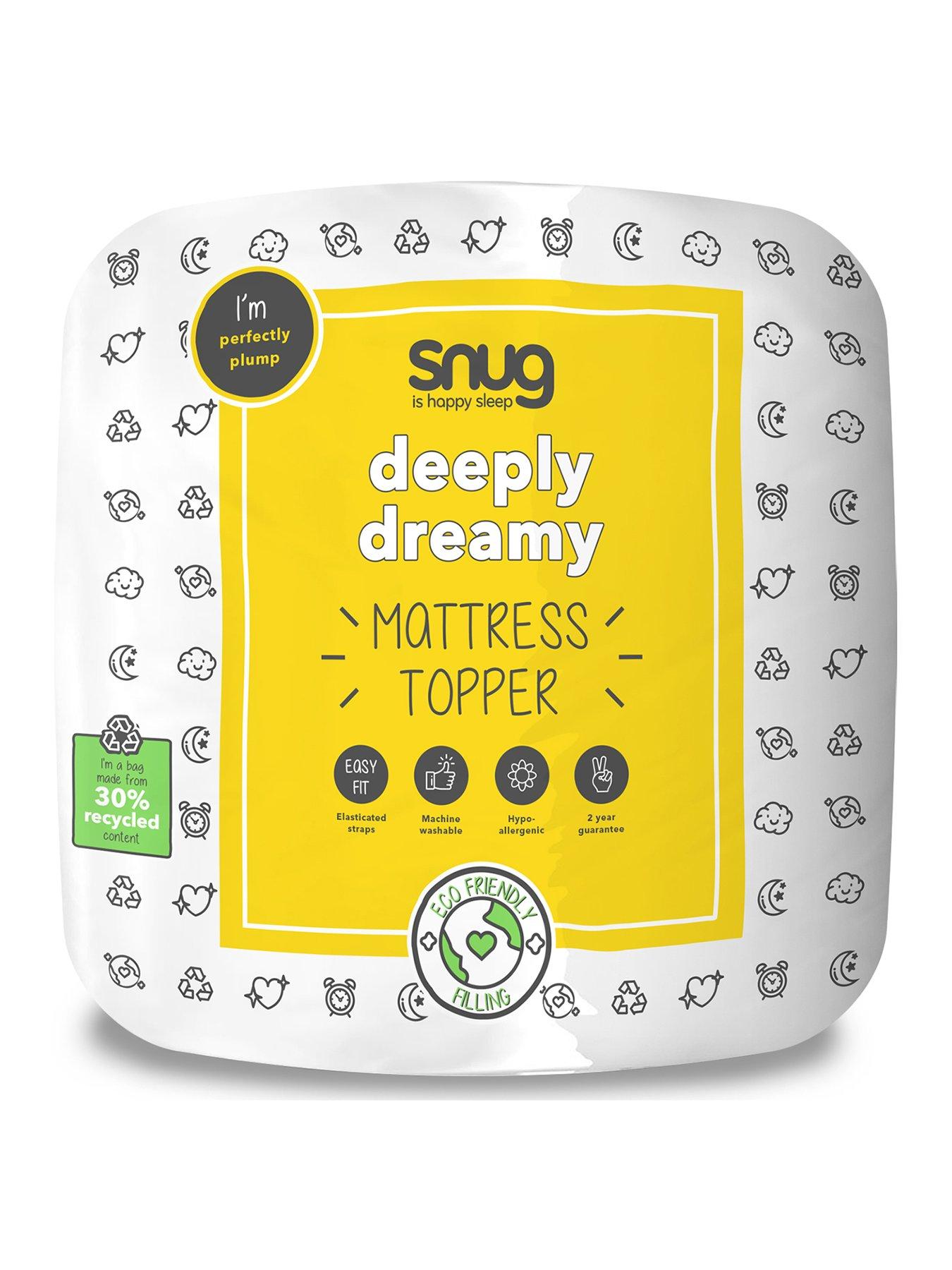 undefined Deeply Dreamy Mattress Topper - White