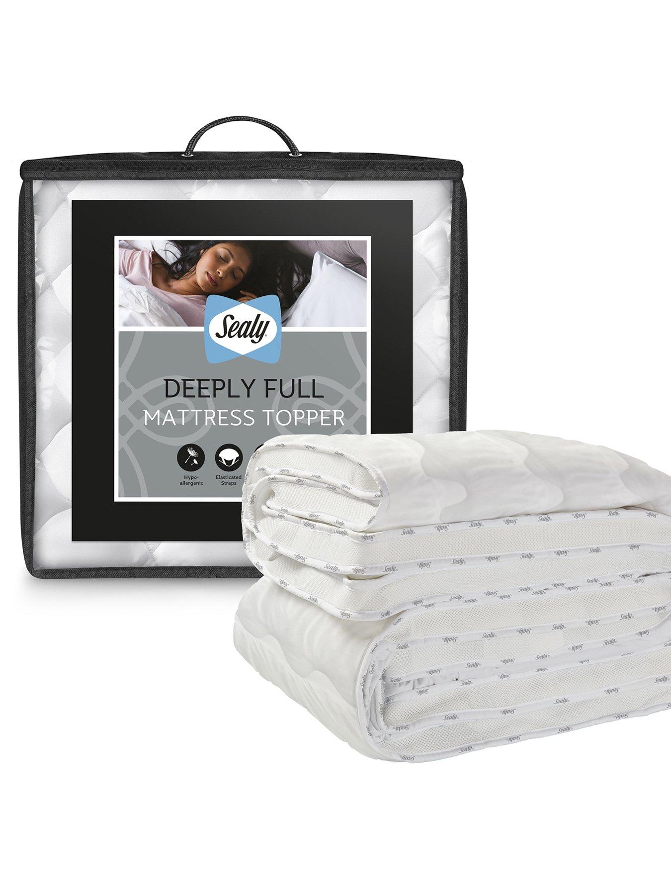 Sealy Deeply Full Mattress Topper - White
