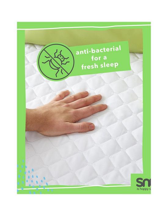 stillFront image of snug-get-fresh-mattress-protector-white