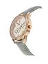  image of lipsy-grey-strap-buckle-watch-with-rose-gold-dial