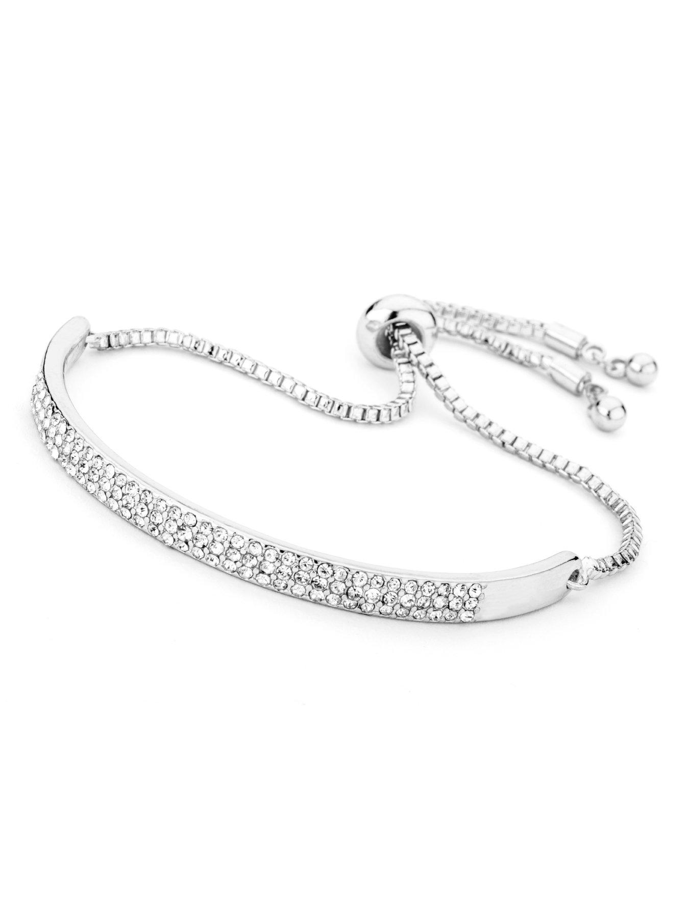  image of lipsy-silver-bracelet-watch-with-grey-dial