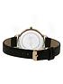  image of lipsy-black-strap-buckle-watch-with-black-dial