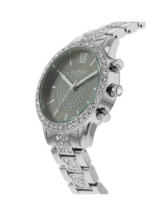 stillFront image of lipsy-silver-bracelet-watch-with-grey-dial