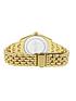  image of lipsy-gold-bracelet-watch-with-gold-dial