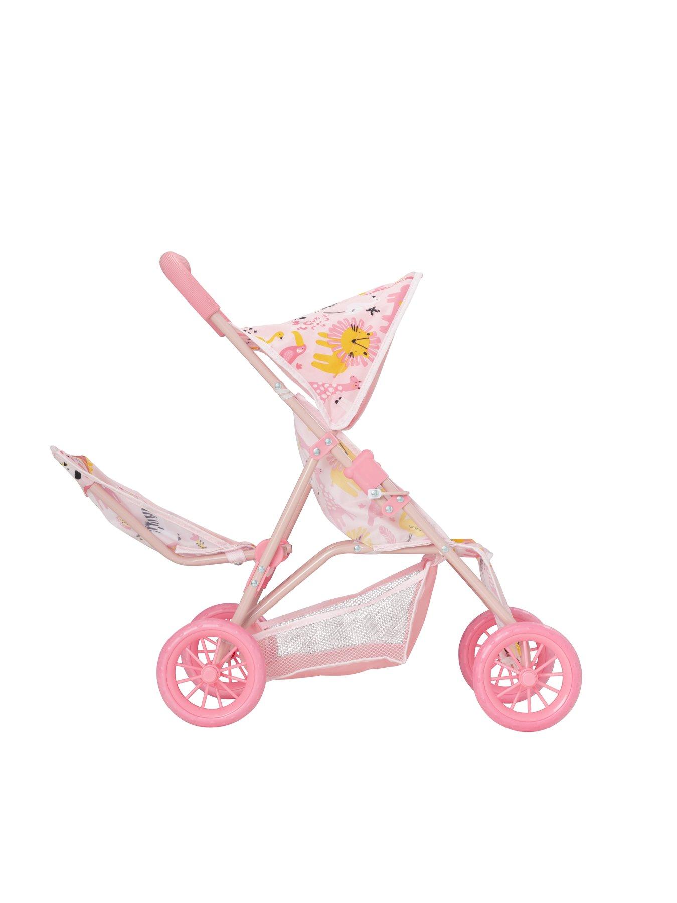 Junior Doll Twin Stroller and Bag