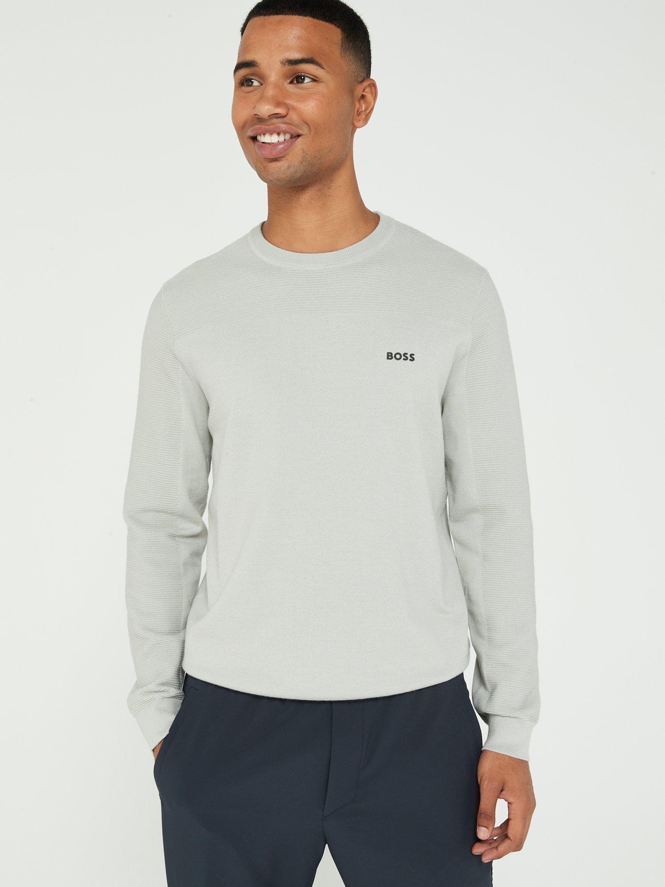 Momentum Crew Neck Jumper Grey