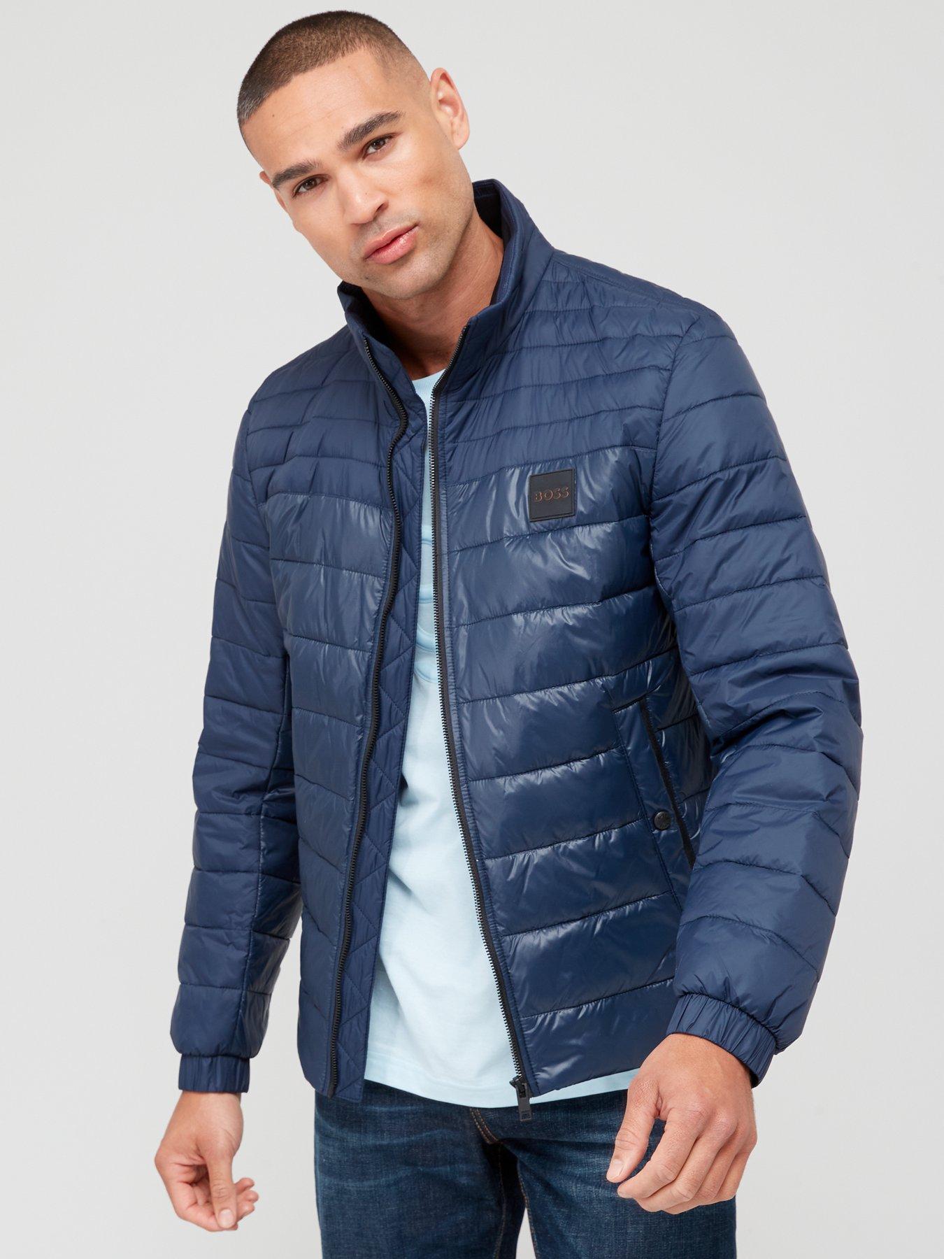 BOSS Oden Padded Jacket - Dark Blue | littlewoods.com