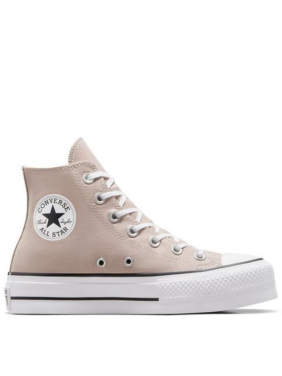 front image of converse-chuck-taylor-all-star-lift-canvas-hi-tops-grey